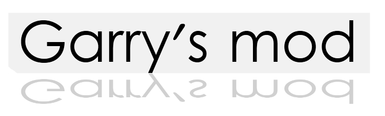 Garry's Mod Font