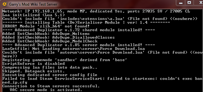 Garrys Mod 13 Dedicated Game Server Hosting FASTDL MYSQL